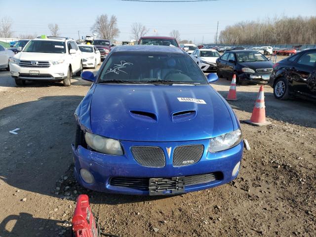 6G2VX12G74L236125 - 2004 PONTIAC GTO BLUE photo 5