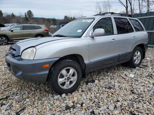 KM8SC73E55U937079 - 2005 HYUNDAI SANTA FE GLS SILVER photo 1