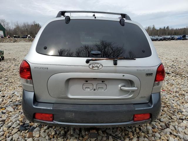 KM8SC73E55U937079 - 2005 HYUNDAI SANTA FE GLS SILVER photo 6