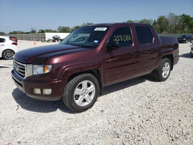 5FPYK1F55DB018658 - 2013 HONDA RIDGELINE RTL BURGUNDY photo 1