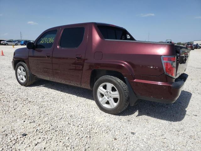 5FPYK1F55DB018658 - 2013 HONDA RIDGELINE RTL BURGUNDY photo 2