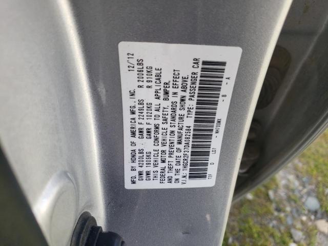 1HGCR2F37DA082584 - 2013 HONDA ACCORD LX SILVER photo 12