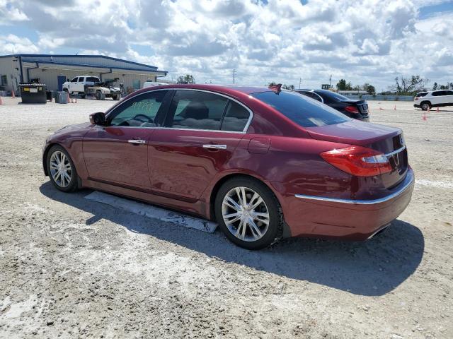 KMHGC4DD2CU185221 - 2012 HYUNDAI GENESIS 3.8L BURGUNDY photo 2