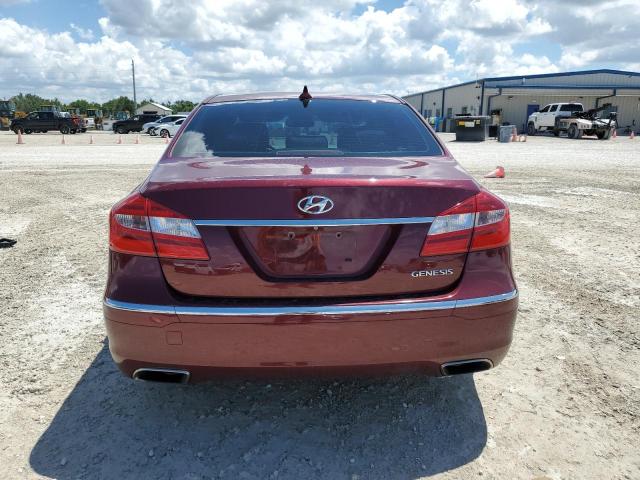 KMHGC4DD2CU185221 - 2012 HYUNDAI GENESIS 3.8L BURGUNDY photo 6