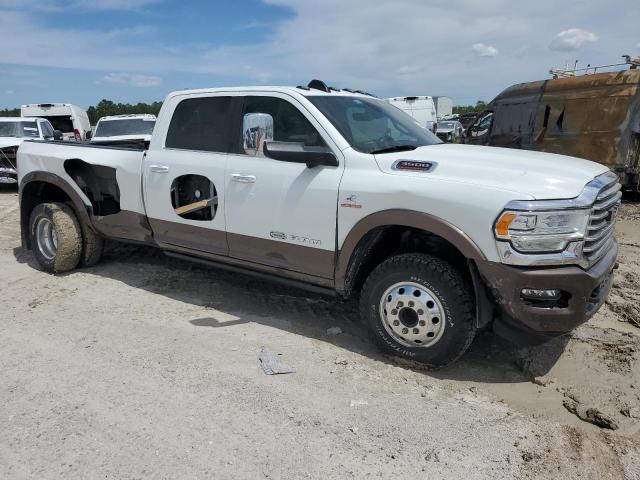 3C63RRKLXKG658123 - 2019 RAM 3500 LONGHORN WHITE photo 4