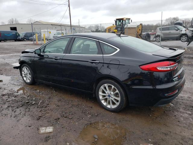 3FA6P0SU5KR213086 - 2019 FORD FUSION TITANIUM BLACK photo 2