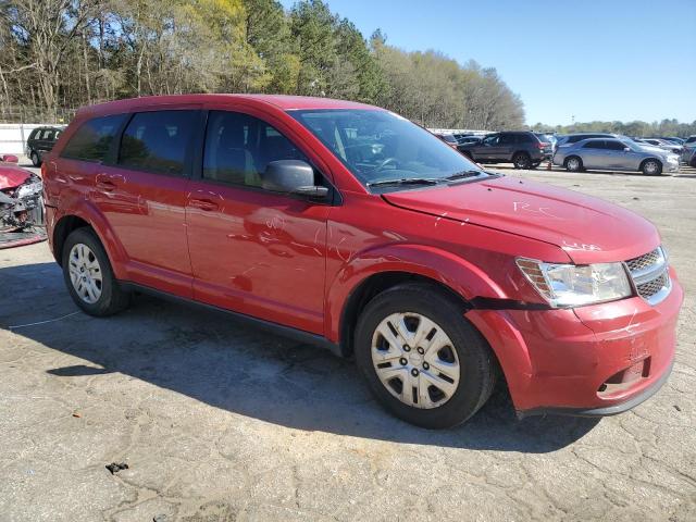 3C4PDCAB3ET216777 - 2014 DODGE JOURNEY SE RED photo 4