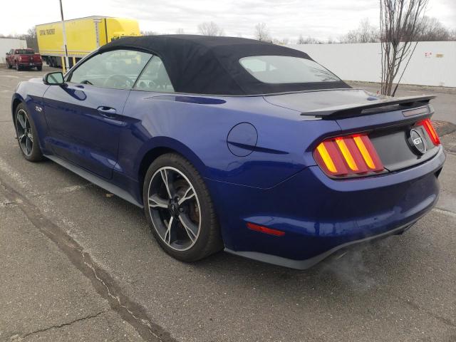 1FATP8FF4G5238794 - 2016 FORD MUSTANG GT BLUE photo 2