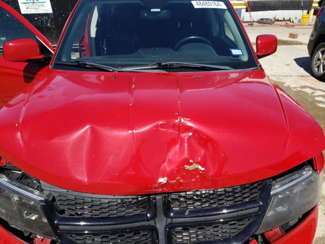 3C4PDCGB1HT524770 - 2017 DODGE JOURNEY CROSSROAD RED photo 11