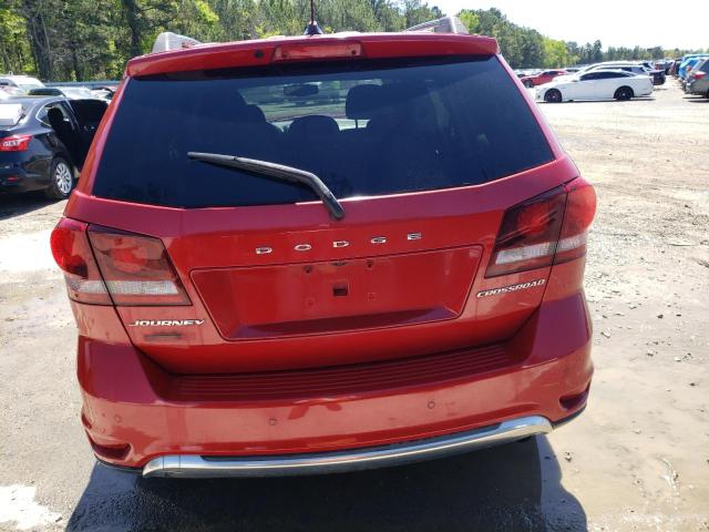 3C4PDCGB1HT524770 - 2017 DODGE JOURNEY CROSSROAD RED photo 6