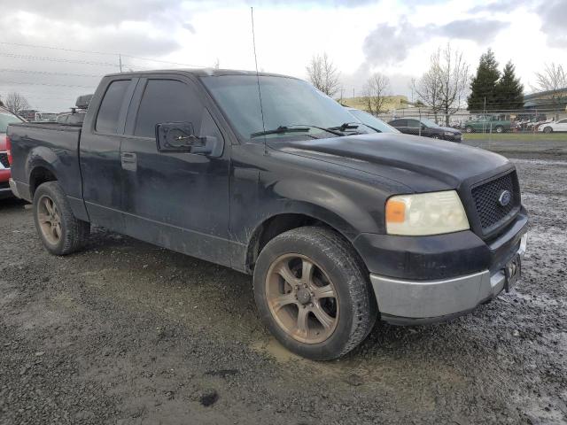 1FTRX12575KD25161 - 2005 FORD F150 BLACK photo 4