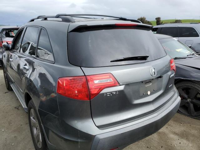 2HNYD28827H534565 - 2007 ACURA MDX SPORT CHARCOAL photo 2
