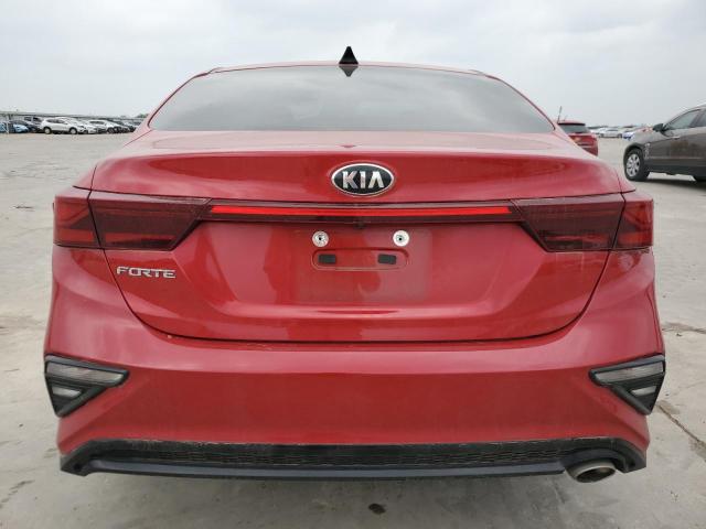 3KPF24AD2ME337814 - 2021 KIA FORTE FE RED photo 6