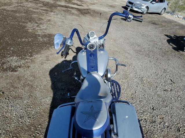 1HD1FDV382Y631739 - 2002 HARLEY-DAVIDSON FLHR BLUE photo 6