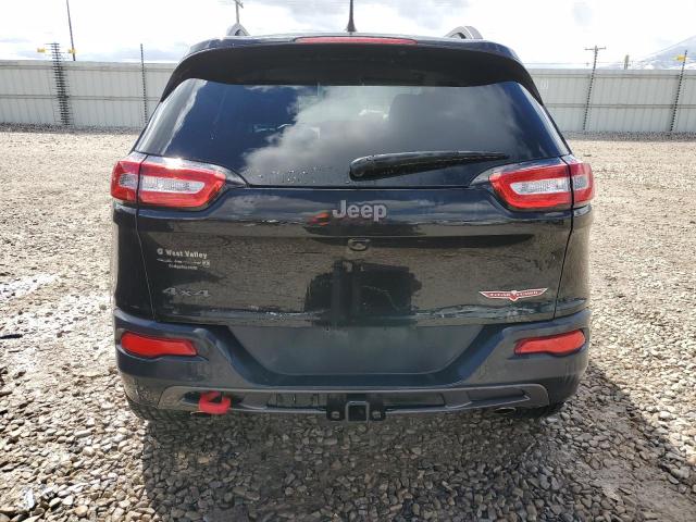 1C4PJMBSXFW699306 - 2015 JEEP CHEROKEE TRAILHAWK BLACK photo 6