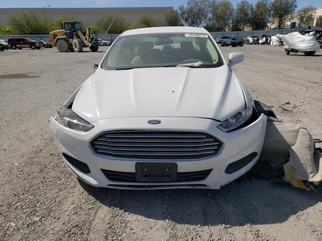 3FA6P0LU3ER316459 - 2014 FORD FUSION SE HYBRID WHITE photo 5