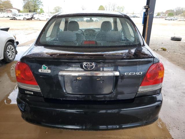 JTDAT123230265418 - 2003 TOYOTA ECHO BLACK photo 6