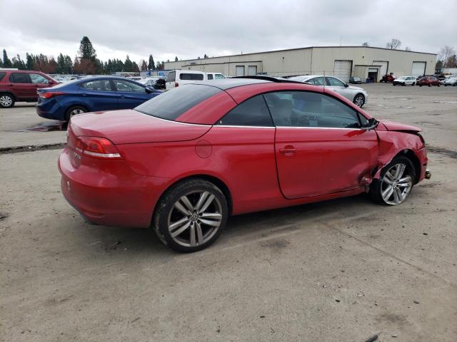 WVWFW8AH6DV006910 - 2013 VOLKSWAGEN EOS LUX RED photo 3