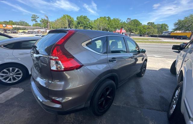 5J6RM4H32FL051695 - 2015 HONDA CR-V LX GRAY photo 4