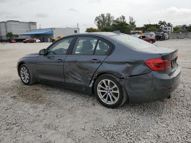 WBA8E1G55HNU12616 - 2017 BMW 320 I GRAY photo 2