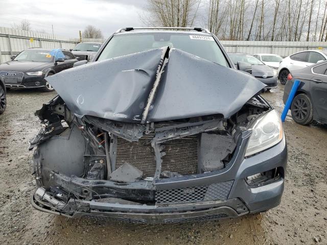 4JGDA5HB1CA047646 - 2012 MERCEDES-BENZ ML 350 4MATIC BLUE photo 5