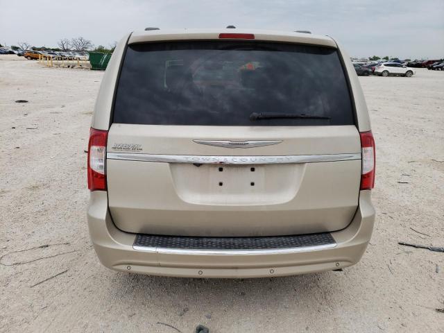 2C4RC1CG6ER144520 - 2014 CHRYSLER TOWN & COU TOURING L TAN photo 6