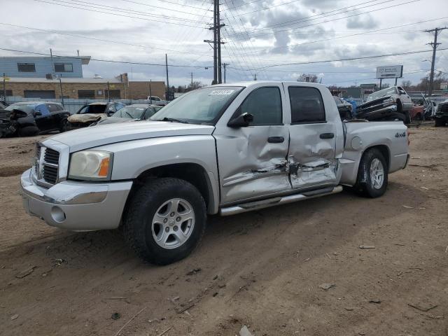 1D7HW58NX6S644042 - 2006 DODGE DAKOTA QUAD LARAMIE SILVER photo 1