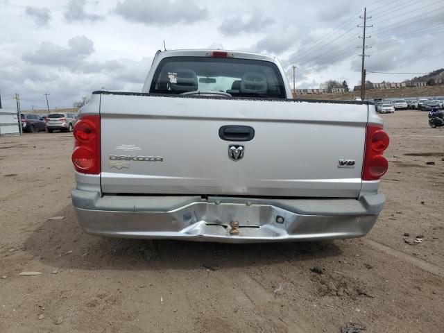 1D7HW58NX6S644042 - 2006 DODGE DAKOTA QUAD LARAMIE SILVER photo 6