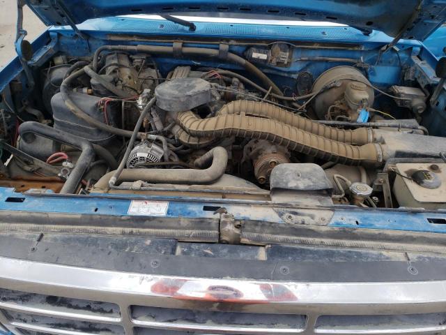 1FTHX25H3SKA72424 - 1995 FORD F250 BLUE photo 11