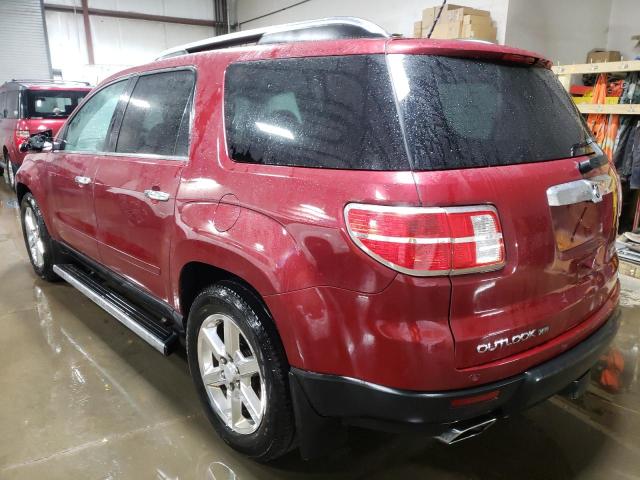 5GZEV33798J187051 - 2008 SATURN OUTLOOK XR RED photo 2