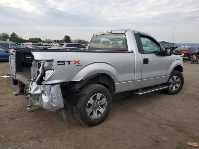 1FTMF1EF2DFC08810 - 2013 FORD F150 SILVER photo 3