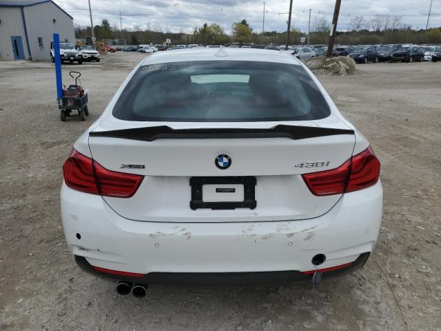 WBA4J3C52JBL03758 - 2018 BMW 430XI GRAN COUPE WHITE photo 6