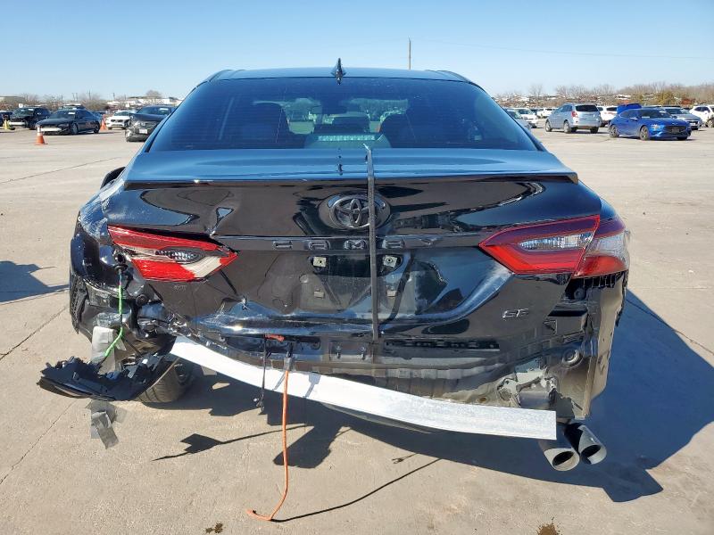 4T1G11AK9RU192828 - 2024 TOYOTA CAMRY SE NIGHT SHADE BLACK photo 6