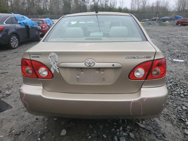 1NXBR32E48Z947731 - 2008 TOYOTA COROLLA CE GOLD photo 6