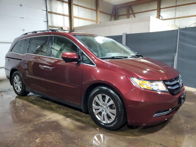 5FNRL5H65HB024408 - 2017 HONDA ODYSSEY EXL MAROON photo 4