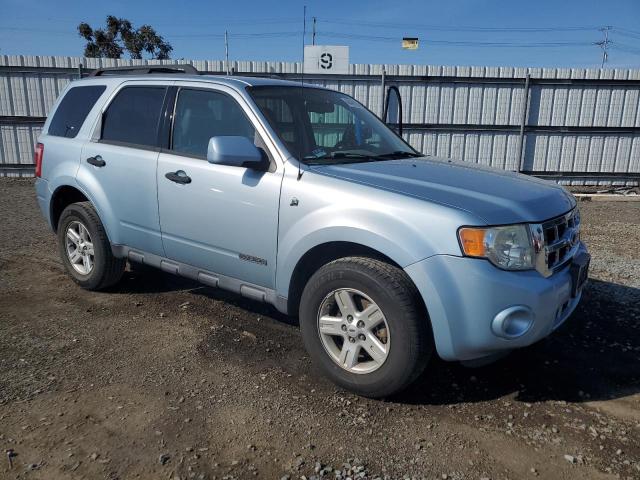 1FMCU49H18KE64332 - 2008 FORD ESCAPE HEV BLUE photo 4