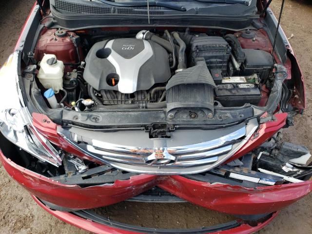 5NPEC4AB5EH837681 - 2014 HYUNDAI SONATA SE RED photo 11