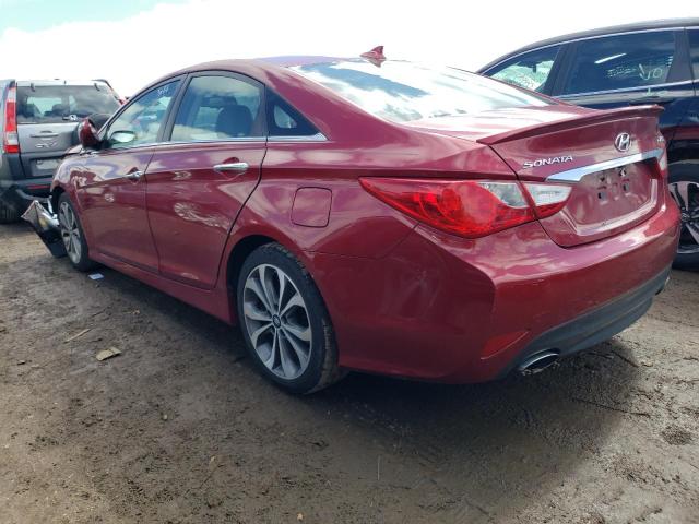 5NPEC4AB5EH837681 - 2014 HYUNDAI SONATA SE RED photo 2