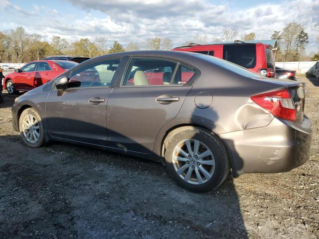 19XFB2F99CE004095 - 2012 HONDA CIVIC EXL 灰色 照片 2