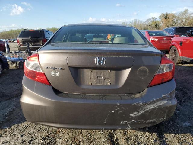 19XFB2F99CE004095 - 2012 HONDA CIVIC EXL GRAY photo 6