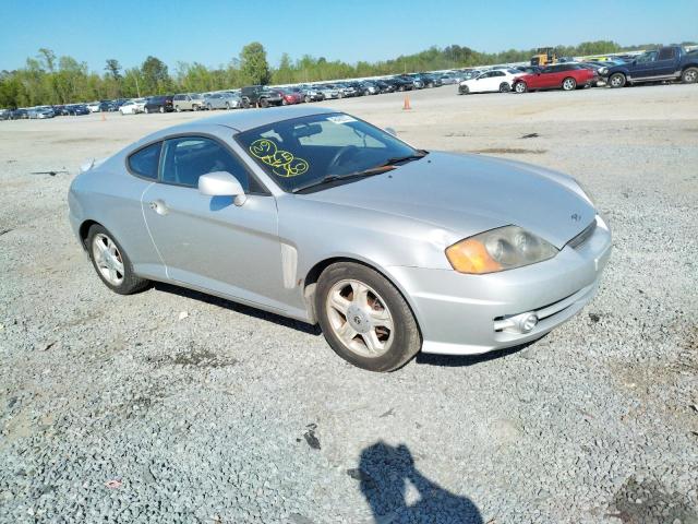 KMHHM65D54U133885 - 2004 HYUNDAI TIBURON SILVER photo 4