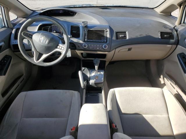 1HGFA16819L018076 - 2009 HONDA CIVIC EX WHITE photo 8