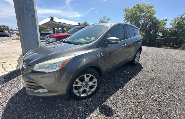 1FMCU0HX2DUC83739 - 2013 FORD ESCAPE SEL GRAY photo 2