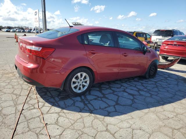 KNADM4A30F6520286 - 2015 KIA RIO LX RED photo 3