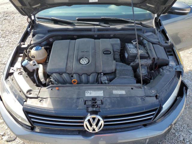 3VWDX7AJ8DM352238 - 2013 VOLKSWAGEN JETTA SE GRAY photo 11