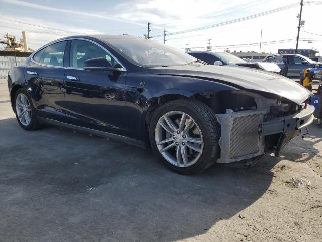 5YJSA1CG3DFP23711 - 2013 TESLA MODEL S BLUE photo 4