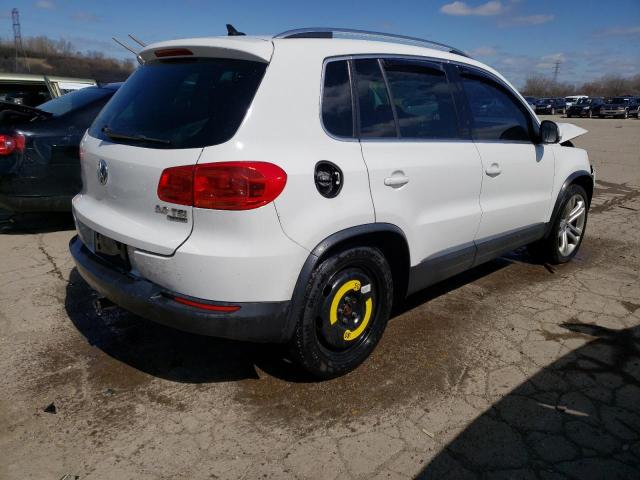 WVGBV3AX7DW603064 - 2013 VOLKSWAGEN TIGUAN S WHITE photo 3