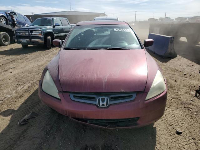 1HGCM66503A074705 - 2003 HONDA ACCORD EX RED photo 5