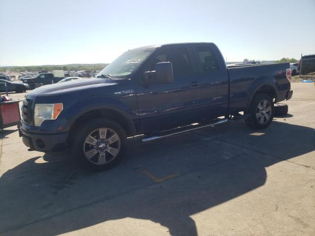 1FTPX14V59FB20957 - 2009 FORD F150 SUPER CAB BLUE photo 1