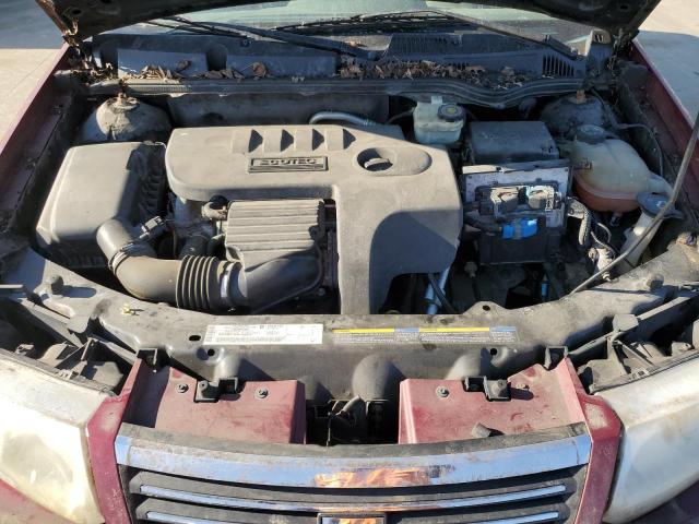 1G8AJ52F65Z112802 - 2005 SATURN ION LEVEL 2 RED photo 11